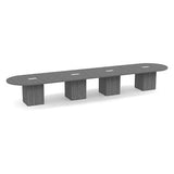 Classic Laminate Series 18' Racetrack Conference Table w/ Cube Base