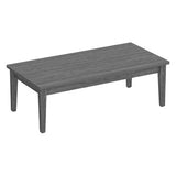 Classic Laminate Series 48"x24" Coffee Table w/ Solid Wood Base