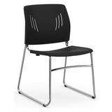 Agenda Plus Molded Plastic Stack Chair w/ Vented Back