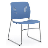 Agenda Plus Molded Plastic Stack Chair w/ Vented Back