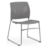 Agenda Plus Molded Plastic Stack Chair w/ Vented Back