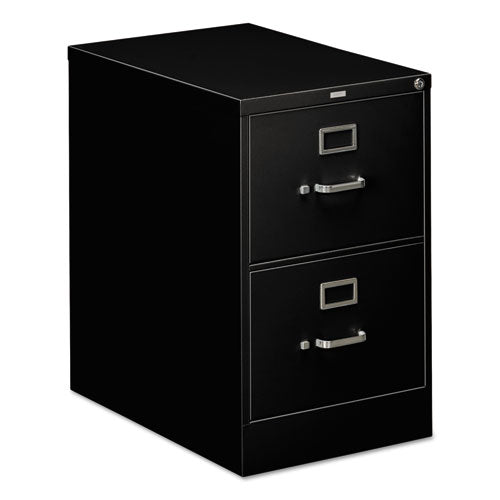HON 310 Series Vertical File, 2 Legal-Size File Drawers, Black, 18.25