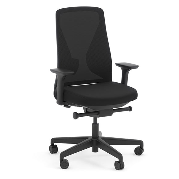 Konfurb Sense Series Executive High Back Chair, Black