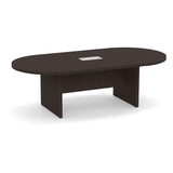 Classic Laminate Series 6' Racetrack Style Conference Table w/ Slab Base