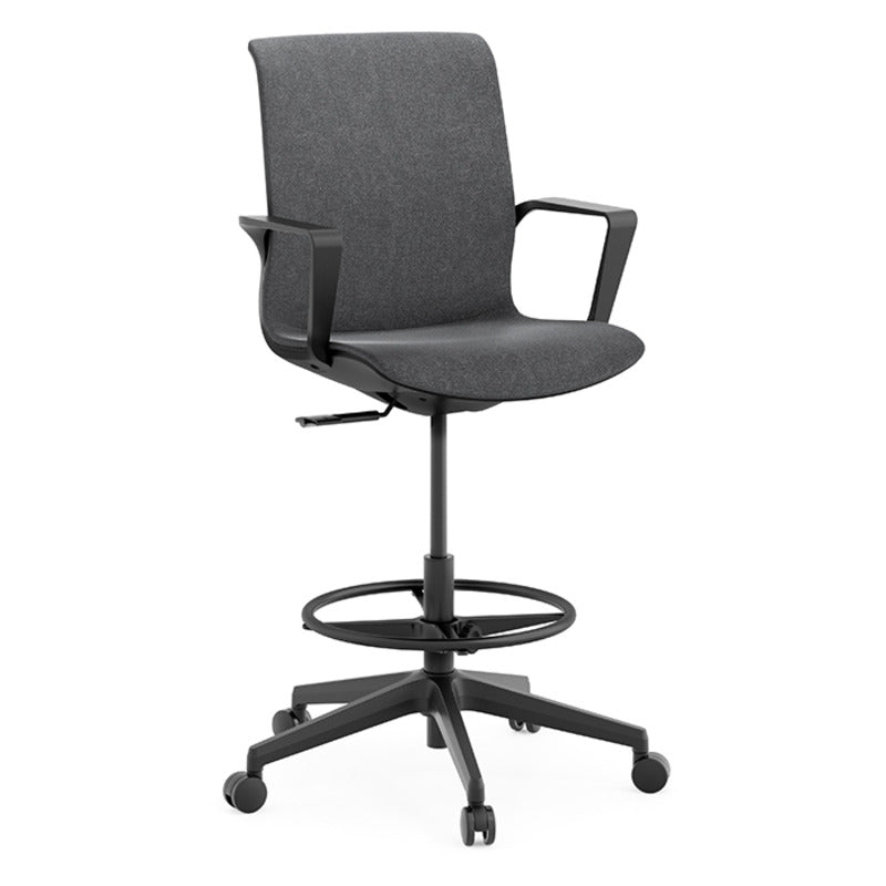 Matrix Drafting Stool, Charcoal – Discounted Office Furniture Plus