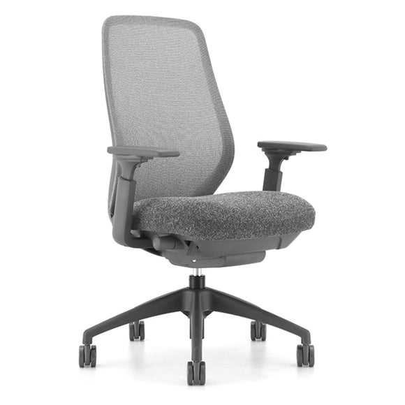 Konfurb AX Series Deluxe High Back Chair, Grey