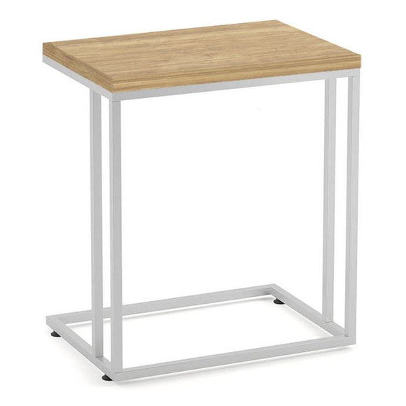 Classic Laminate Series Laptop Table w/ Laminate Top and Silver Base