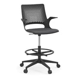 Konfurb Harmony Series Stool, Black Frame