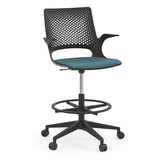 Konfurb Harmony Series Stool, Black Frame