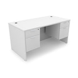 30x71 Kai Desk w/ Double Suspended Pedestals