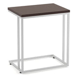 Classic Laminate Series Laptop Table w/ Laminate Top and Silver Base
