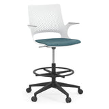Konfurb Harmony Series Stool, Grey Frame