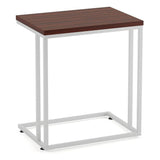 Classic Laminate Series Laptop Table w/ Laminate Top and Silver Base