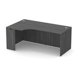 Classic Laminate Series 71"x 30/42" Desk Shell w/ Left Hand Corner Extension