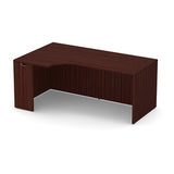 Classic Laminate Series 71"x 30/42" Desk Shell w/ Left Hand Corner Extension
