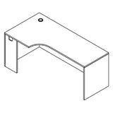 Classic Laminate Series 71"x 24/36"D Credenza Shell w/ Left Hand  Corner Extension