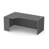 Classic Laminate Series 71"x 30/42" Desk Shell w/ Left Hand Corner Extension