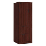 Classic Laminate Series 65" Personal Storage Cabinet w/ Wardrobe
