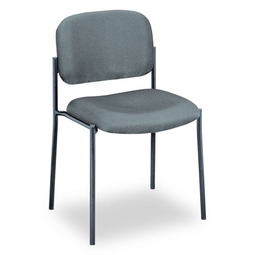 HON VL606 Stacking Guest Chair without Arms, Fabric Upholstery, 21.25