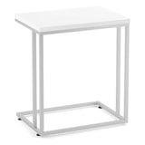 Classic Laminate Series Laptop Table w/ Laminate Top and Silver Base