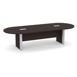 Classic Laminate Series 10' Racetrack Conference Table w/ Accent Base