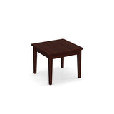 Classic Laminate Series 24"x24" End Table w/ Solid Wood Base