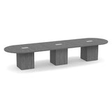 Classic Laminate Series 14' Racetrack Conference Table w/ Cube Base