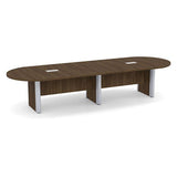 Classic Laminate Series 12' Racetrack Conference Table w/ Accent Base