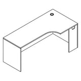 Classic Laminate Series 71"x 24/36"D Credenza Shell w/ Right Hand Corner Extension