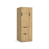 Classic Laminate Series 65" Personal Storage Cabinet w/ Wardrobe