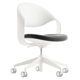 Konfurb Loop Series Tilter Chair, White Frame