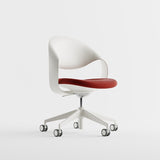 Konfurb Loop Series Tilter Chair, White Frame