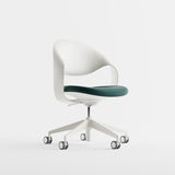 Konfurb Loop Series Tilter Chair, White Frame