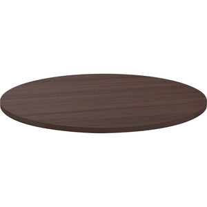 Lorell Essentials 42" Round Conference Table Top, Espresso (Top Only)