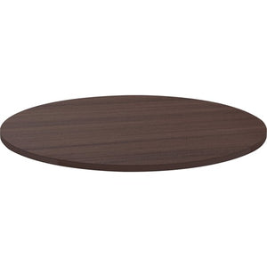 Lorell Essentials 48" Round Conference Table, Espresso (Top Only)