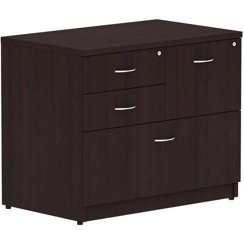 Lorell Essentials 4-Drawer Multi-File, Espresso