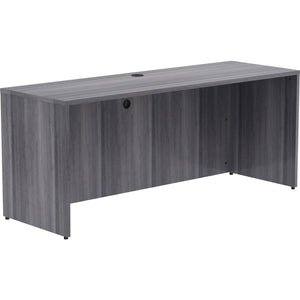 Lorell Essentials Credenza Shell, 72"x24", Weathered Charcoal