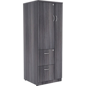 Lorell Essentials Personal Storage Tower, Weathered Charcoal