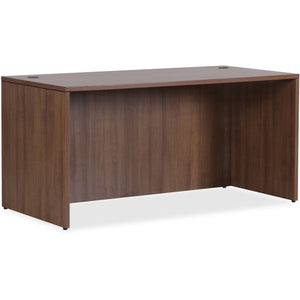 Lorell Essentials Desk Shell, 60"x30", Walnut