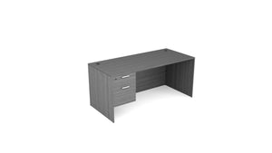30x66 Kai Desk w/ Single Suspended Pedestal
