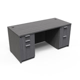 30x66 Kai Desk w/ Double Pedestal