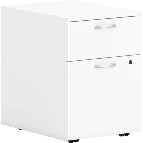 HON Mod Mobile Box/File Pedestal, White